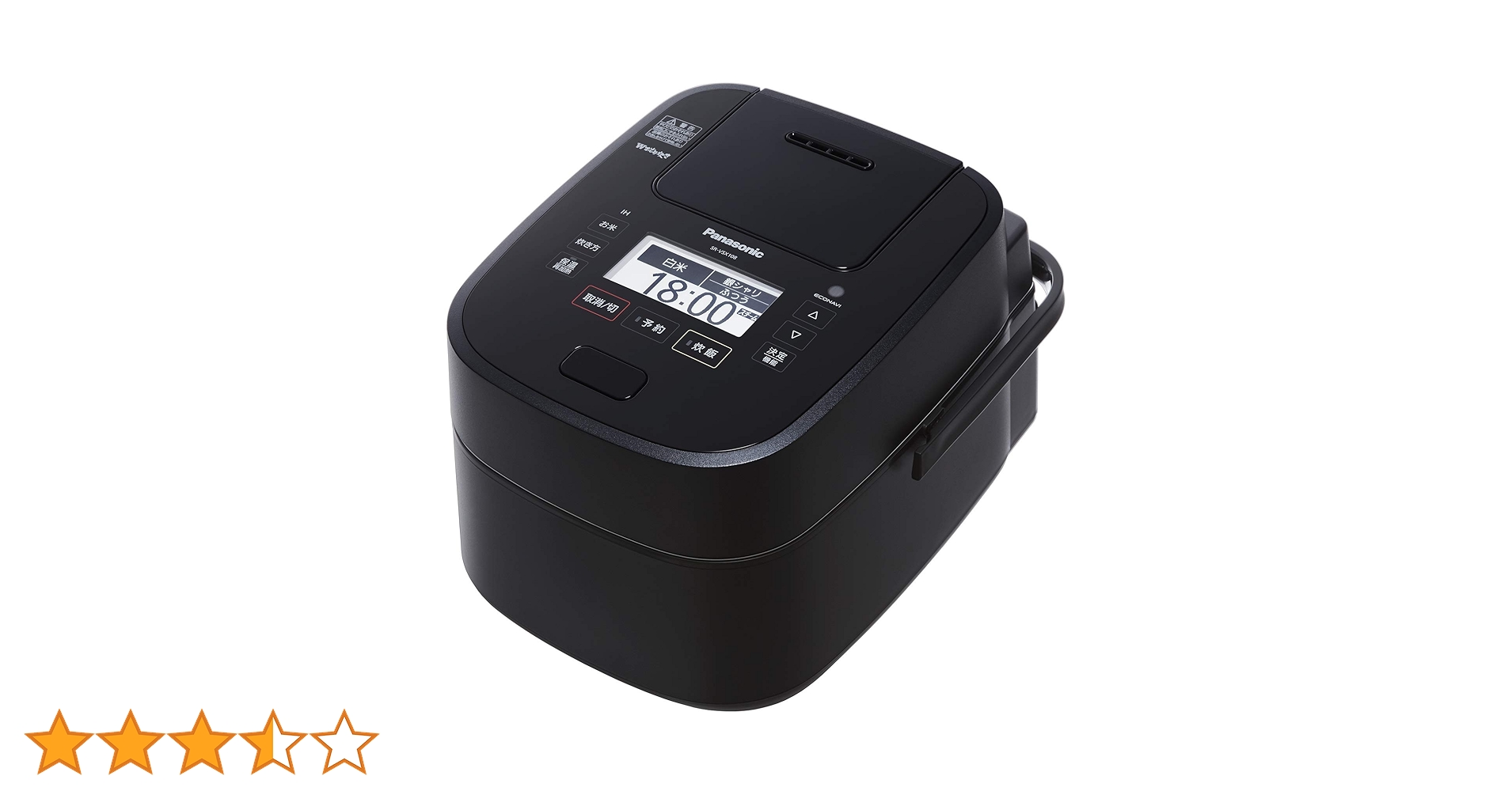 Amazon | パナソニック 炊飯器 5.5合 スチーム&可変圧力IH式 W